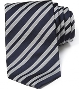 BOSS Black Diagonal Stripe Tie