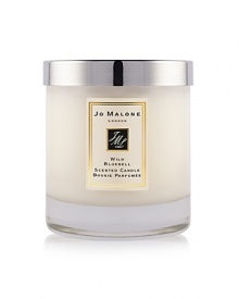 Immerse yourself in a mesmerizing sea of wild flowers, misted with dew. Fresh bluebell, radiant lily of the valley and exquisite eglantine, showered with the sparkling succulence of persimmon and lemon. The Wild Bluebell Home Candle infuses any room with evocative scent and lasts for hours. An everyday luxury, it brings warmth to any environment. Candle burn time is 45 hours. Immerse yourself in a mesmerizing sea of wild flowers, misted with dew. Fresh bluebell, radiant lily of the valley and exquisite eglantine, showered with the sparkling succulence of persimmon and lemon. The Wild Bluebell Home Candle infuses any room with evocative scent and lasts for hours. An everyday luxury, it brings warmth to any environment. Candle burn time is 45 hours.
