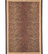 Sleek and exotic, the Chelsea Leopard rug from Safavieh is a surprisingly versatile addition to your decor. Hand-tufted of fine wool for softness and detail, the rug adds a stylish boost to any room. (Clearance)