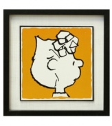A portrait of Charlie Brown's baby sister, Sally, this framed art print will delight Peanuts fans of all ages. Cute for little girls' rooms!