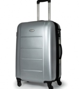 Built with a toughness that's indispensable for the frequent traveler, this surprisingly lightweight Samsonite suitcase is a must-have for the jet-set. Endlessly versatile, it comes complete with an expandability option for extra packing space and smooth-rolling spinner wheels for effortless mobility in any direction. 10-year warranty.