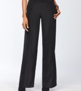 INC's menswear-inspired tuxedo pants look even more luxe in a wide-legged silhouette.