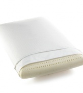 Providing just the right amount of firm support for side sleepers, the Charter Club Latex pillow offers a new solution for a comfortable night's rest. Features a removable 200-thread count cotton cover for an added layer of softness.