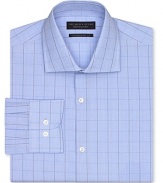 A classic, contemporary fit dress shirt in plaid. From The Men's Store at Bloomingdale's.