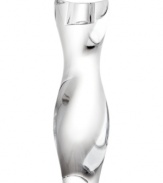 A work of tranquil elegance, River candlesticks from Nambe flow and catch the light like water in sumptuous clear crystal.