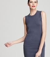 Whether paired with a blazer for the office or worn alone with statement jewels, this Donna Karan New York cashmere tank is a luxe foundation piece that effortlessly spans the seasons.