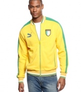 Loud and proud. Show your support in style with this track jacket from Puma.