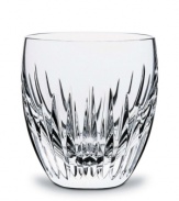 Baccarat's 200-year-old tradition of crafting fine crystal is clearly evident in the elegant Massena collection. Strait, angular cuts in varying lengths highlight the purity of the crystal and create a dramatic, sparkling effect.