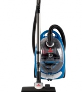 Clean up and don't worry about cleaning up after…your vacuum. This bagless cleaner features an easy empty dirt container that saves you time and practically maintains itself. Dual HEPA filters and cyclonic technology provide an efficient, deep clean on hard and soft flooring. 1-year limited warranty. Model 66T6-1.