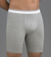 Great for sports, our exclusive Midway® brief provides extra coverage to reduce chafing and increase comfort. Extending down to the mid-thigh, cool cotton fibers and a touch of spandex offer breathability and additional stretch for a superior fit and feel. Updated plush back waistband stays put and gently hugs with care. Don't hesitate to play your best when you've got the support of Jockey® on your side.