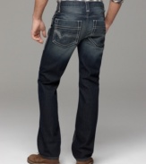 Shake out your signature style with these slim, straight-fit jeans from INC International Concepts.