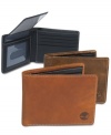 Handsome and smooth looking bifold passcase wallet by Timberland.
