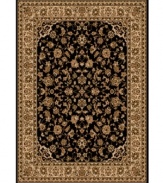 Present a lush transition from room to room with the exquisitely detailed patternwork of the Florence area rug set from Kenneth Mink. Woven of plush olefin for lasting softness and durability. Includes four rugs.