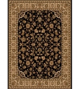 Present a lush transition from room to room with the exquisitely detailed patternwork of the Florence area rug set from Kenneth Mink. Woven of plush olefin for lasting softness and durability. Includes four rugs.