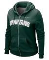 Spread the spirit and cheer on your favorite team with this NCAA Michigan State Spartans hoodie from Nike.