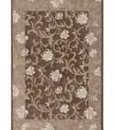 With a riot of blossoms and vines in a beautiful taupe palette, Dalyn's elegant Galleria rug is simply made to be admired. But the best part is that a durable poly-acrylic weave makes the lovely rug perfect for high-traffic areas!