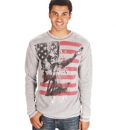 This Marc Ecko Cut & Sew thermal will keep you cozy and looking stylish.