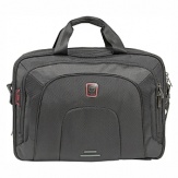 This versatile, expandable laptop brief case is a must for business travelers. Its exclusive T-Pass™ design meets TSA requirements so you can go through security without removing your laptop. It features an expandable main compartment (2.5), numerous organizer pockets, double carrying handles and a removable, adjustable shoulder strap.