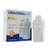 Return to the basics with a universal filter that takes all of the extras out of your tap water for a simply clean, simply fresh taste. Works with both Brita and Pur water filtration systems. Built with an innovative microscreen, each filter reduces chlorine, odor and limescale in your water, while also preventing any type of bacterial growth.