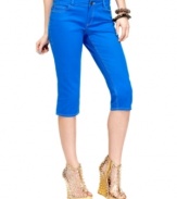 Meet your color quota with these cropped jeans from Jou Jou -- a cute pair of denim that brightens any day!