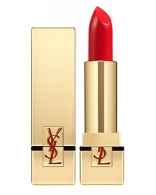 Dress your lips in Yves Saint Laurent. Introducing NEW Rouge Pur Couture SPF 15, a new generation of emblematic colors, red, fuchsia and orange, in a collection of 18 vivacious lipsticks. This luminous satin texture is presented in a modern golden case, designed by YSL Couture Creative Director Stefano Pilati, for the ultimate in luxury and style. SPF 15 protects the lips while hydrospheres and natural extracts provide all day comfort & hydration. For women who speak YSL. Dress your lips in Yves Saint Laurent. Introducing NEW Rouge Pur Couture SPF 15, a new generation of emblematic colors, red, fuchsia and orange, in a collection of 18 vivacious lipsticks. This luminous satin texture is presented in a modern golden case, designed by YSL Couture Creative Director Stefano Pilati, for the ultimate in luxury and style. SPF 15 protects the lips while hydrospheres and natural extracts provide all day comfort & hydration. For women who speak YSL.
