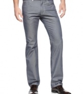 Upgrade your denim style with these downtown hip jeans from Hugo Boss BLACK.