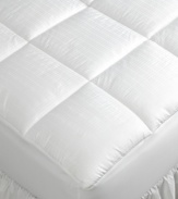 Reign supreme. Ultimately luxurious with ample loft, the Supreme mattress pad from Charter Club offers an indulgent night's rest. Featuring soft, hypoallergenic fiberfill within a 400-thread count pure cotton cover.