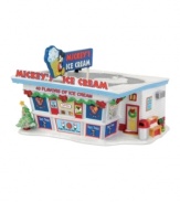 Mickey's Ice Cream Shop stays open all winter long, dishing out tasty treats like Mickey's split, Goofy's double dip cone and other tasty treats in 40 amazing flavors. A one-stop shop for Christmas sweets, from Department 56.