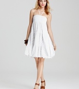Tie the straps of this Ella Moss striped dress around the neck or in a neat bow at the bust for ultimate versatility.