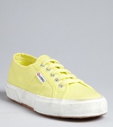 Superga reinvents the Classic Canvas sneaker in a cheerful array of vibrant hues.