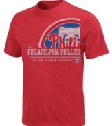 Loud and proud. Get the crowd going and cheer on your Philadelphia Phillies in this MLB graphic t-shirt from Majestic.