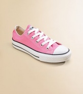 Cute, comfortable classics that add a pop of color to any outfit.Lace-up closure Canvas upper Cotton canvas lining Rubber sole Traditional Chuck insole Imported