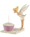 A wish come true, Disney's famous fairy blows out the birthday candle atop a colorfully iced cupcake in this enchanting Lenox figurine. The perfect birthday present for Tinker Bell fans. Qualifies for Rebate