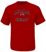 Show your love for the Miami Heat team in this color tee by Majestic and made from 100% cotton for all day breathability and comfort.