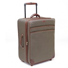 With an old-world luxury reminiscent of a bygone era, Hartmann's Wings Collection is designed for today's sophisticated global traveler. Several styles handcrafted from Belting Leather complement the exclusive Diamond Monogram patterned jacquard fabric pieces, which are trimmed in the same Belting Leather. This refined, graceful collection is designed with modern functionality to withstand the harsh realities of today's travel and still maintain its polished appeal.