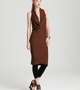 Donna Karan New York Dress - Cowl Draped Tunic
