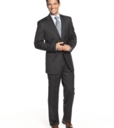 Take classic charcoal for a spin. This suit from Jones New York is simple, sophisticated style at its finest.