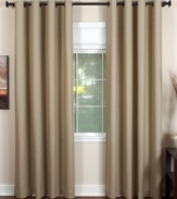 Oversized and richly hued, these substantial linen window panels are sure to make a dramatic impression in any room. Grommets let you adjust panels to create the perfect lighting.