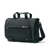 Carry in comfort-a stylish messenger bag with soft Nappa leather accenting and a durable construction brings the best in carrying by sliding comfortably across your body and fitting all of your daily essentials in with ease. 10-year warranty.