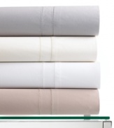 The ultimate in luxury. Woven from pure Egyptian cotton, this indulgently soft, 800-thread count fitted sheet is available in subtle, sophisticated colors that coordinate with a variety of bedding collections. Designed to accommodate extra-deep and pillowtop mattresses. Woven with lustrous 2-ply yarn to achieve total thread count.