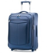 Ready, set, jet! Fly through terminals and checkpoints on two easy-glide wheels and padded top carry handles that put comfort and carrying convenience into your hands. A fully-featured interior reveals a Wetpak(tm) to sort out clean and dirty clothes, along with multiple pockets to keep you organized when you travel. 10-year warranty. Qualifies for Rebate