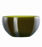 With a simple round shape and earthy shade of green, this Botanical Boutique peony bowl from Lenox brings a hint of the outdoors into your home. A great housewarming gift! Qualifies for Rebate