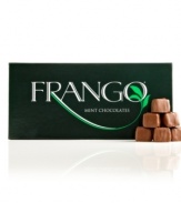 A delectable combination, smooth milk chocolate and refreshing mint come together to dazzle your taste buds. Since 1918, Frango has been cooking up batches of savory, yet refreshingly melt-in-your-mouth mint chocolate. Make these decadent chocolates an after-dinner fixture in your home or surprise somebody with a gift of Frango's top-selling treat today!