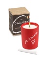 EXCLUSIVELY AT SAKS.COM. Ignite your creativity with this pure soy re-writable chalkboard candle in Honeysuckle. Infuses the space with a sweet lingering floral blossom scent that is perfect for any room. Write a special message, then erase it and draw a masterpiece with the provided chalk that can be used again and again. Burn time is approximately 35-40 hours.