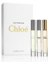 Fresh, feminine, natural, sexy, and chic. This Rollerball Trio includes a Chloe; Love, Chloe and L'Eau de Chloé rollerball, each 0.20 oz. Made in France. 