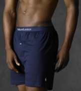 Boxer short with minimal detailing and a loose fit for ultimate comfort. 