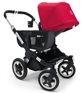 The Bugaboo Donkey special edition sun canopy colors are inspired by 2012 color trends and provide bold, energetic colors to brighten up your Bugaboo Donkey. Bugaboo Special Edition Donkey sun canopy provides shade and stylish protection from the elements.