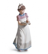 A thoughtful gift for the Lladro collector, the Happy Birthday figurine carries a delicious slice of cake to make the celebration doubly sweet.