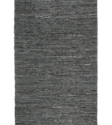 Olé! Spice up your decor with the gorgeously festive style of the Matador rug from St. Croix. Durable leather strips in warm, earthy hues are meticulously hand woven with fine cotton strands, resulting in a beautiful, rustic texture and natural braided pattern that accents even the most eclectic decor.