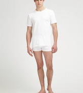Essential tees with the softness of Egyptian cotton in a convenient package of three. Crewneck Cotton; machine wash Imported